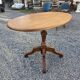 Oak guéridon table from the early 20th century.
