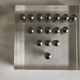 Space age solitaire game in plexiglass 1970