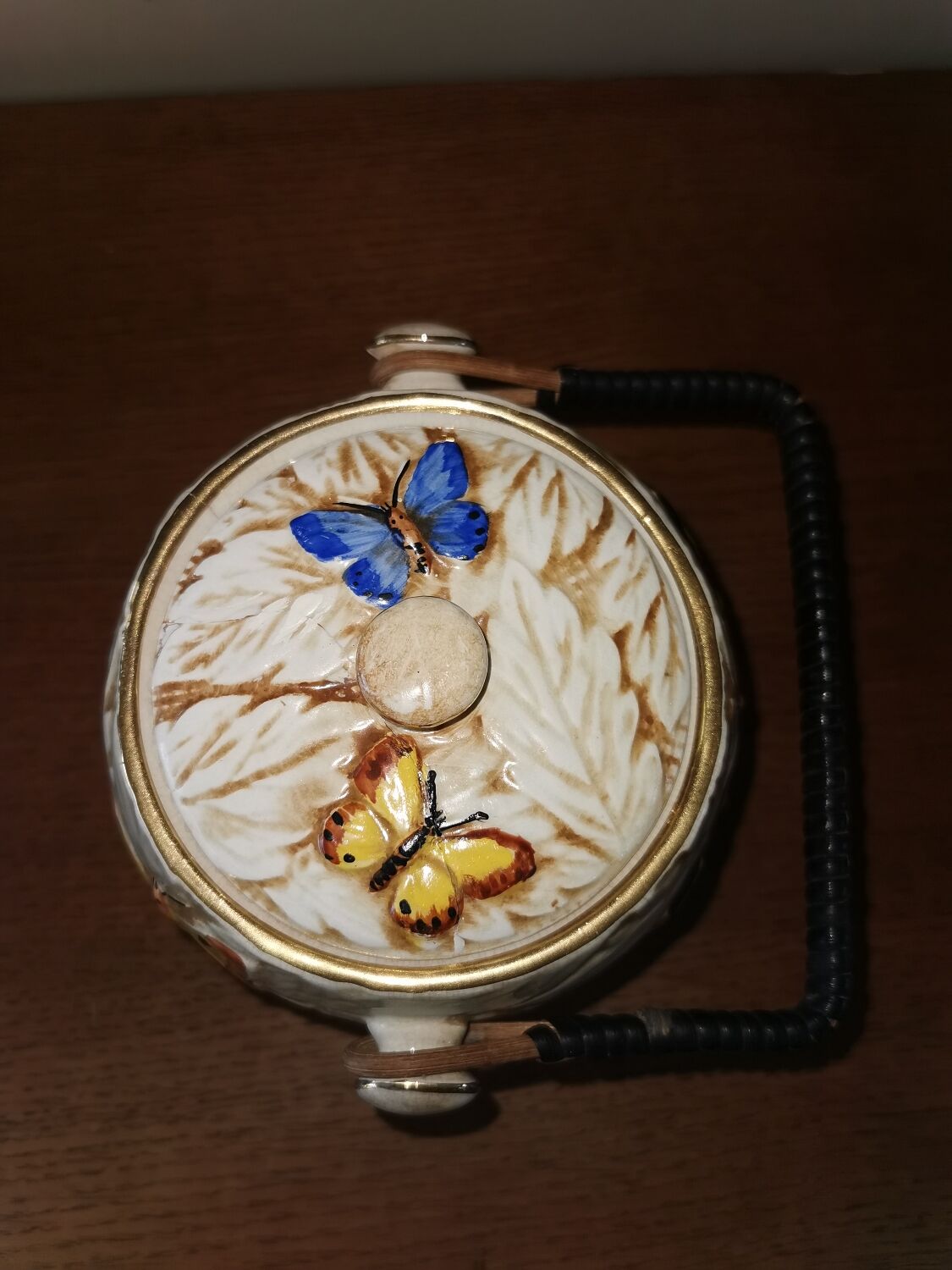 Vintage ceramic candy box