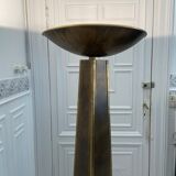 Coppery and gilded floor lamp, Belgo Chrom