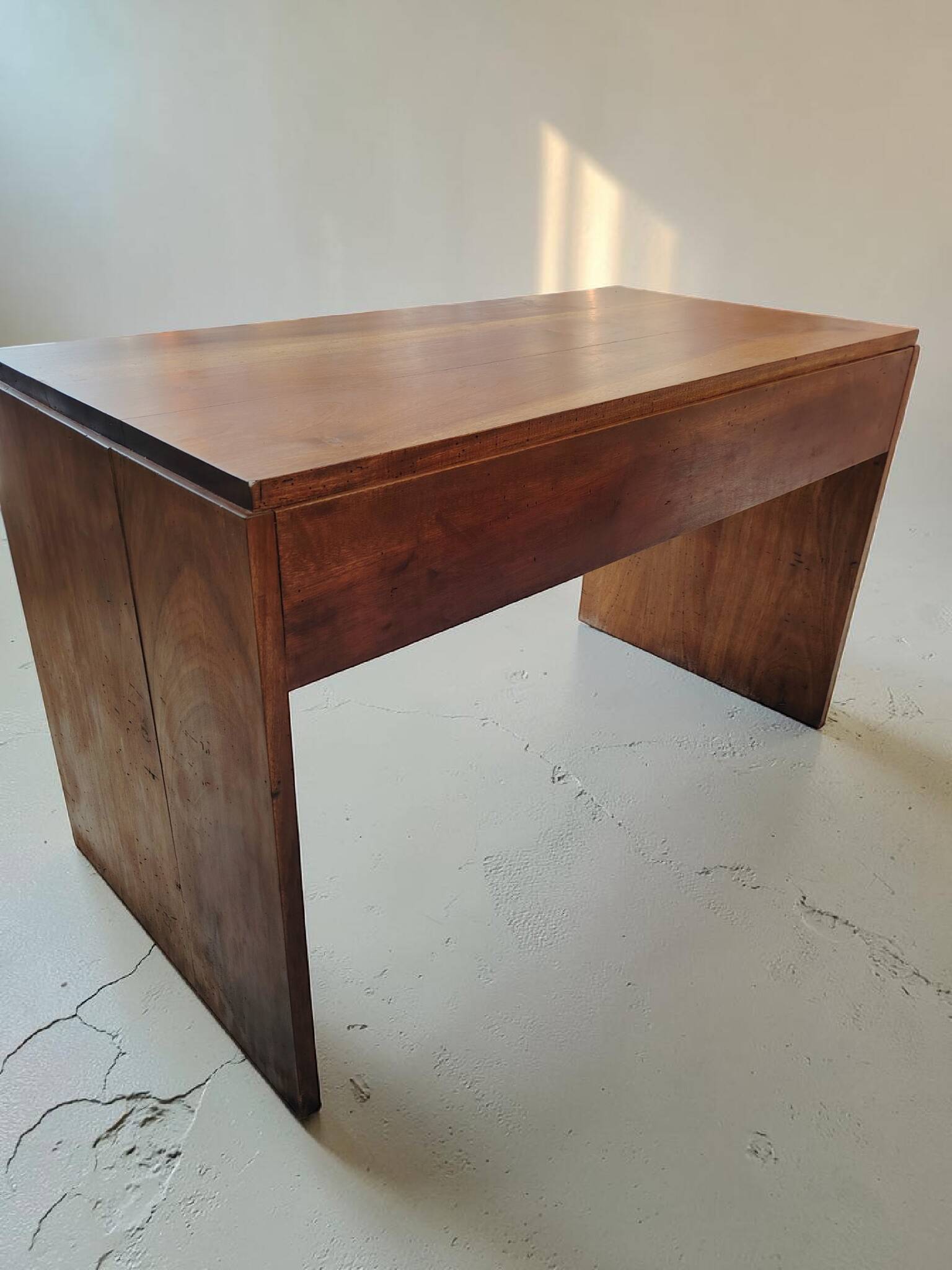 Modernist Solid Wood Desk with 3 Drawers - 1960
