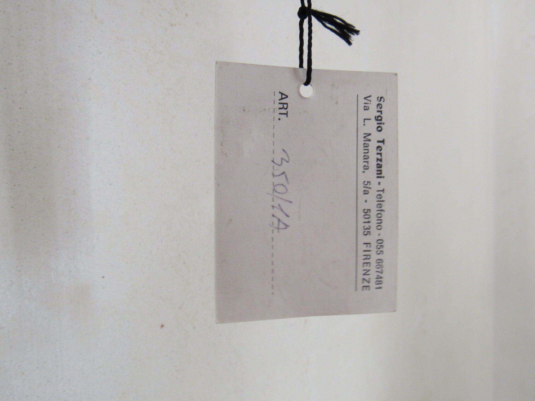 Luminaire wall lamp golden palm tree Sergio Terzani numbered