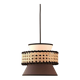 Wıcker Pendant Light, Rattan Lamp 22 cm, Light Fixture