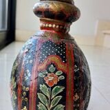Handpainted metal Indian gourd