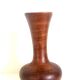 Vase brun en faïence héraldique de Pierrefonds