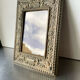 Cadre antique en métal en laiton de style baroque