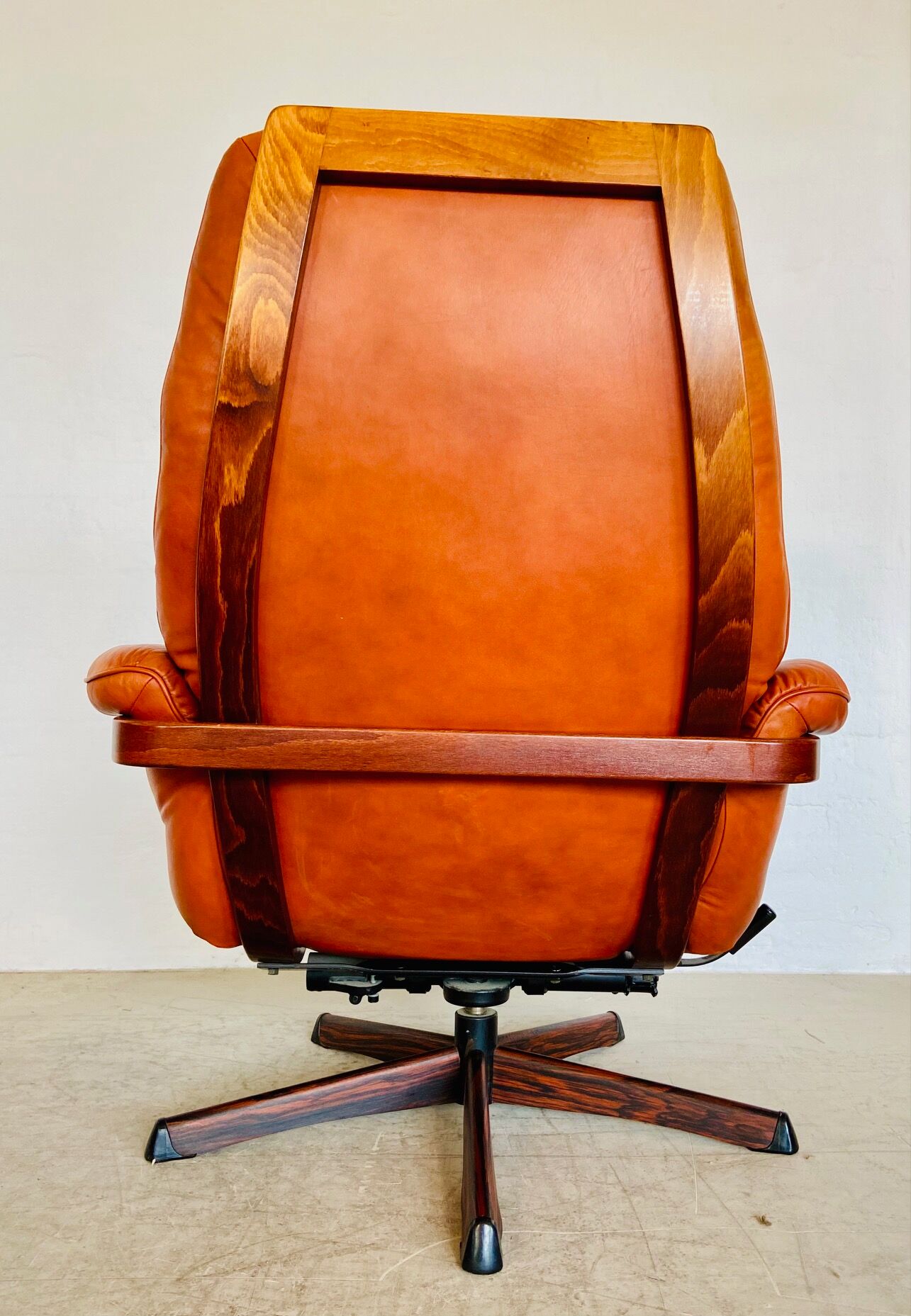 Vintage Danish mid-century Gote Mobler reclining lounge chair 1970s