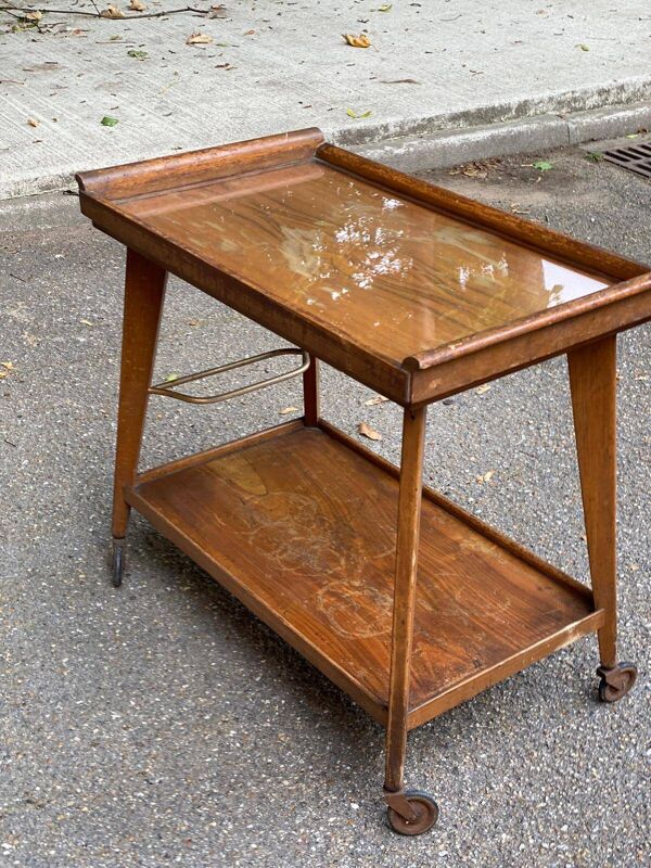 Desserte art déco scandinave 1950