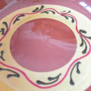 Set of 3 glazed earthenware ramekins