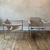 Pair of armchairs "LC1", Le Corbusier, Charlotte Perriand, Pierre Jeanneret