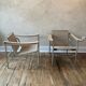 Pair of armchairs "LC1", Le Corbusier, Charlotte Perriand, Pierre Jeanneret
