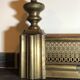 Fireplace Bar / Fire Screen / Fireplace Ornament, Antique Brass or Bronze Decor
