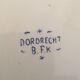 Soupière + plat faïence boch frères Keramis " Dordrecht B.F.K "