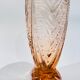 Pink glass vase