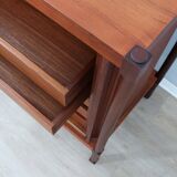 1950s mid-century teak storage cabinet bar F.lli Proserpio