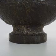 Old black marble apothecary mortar