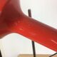 Stralux red metal desk lamp 1960