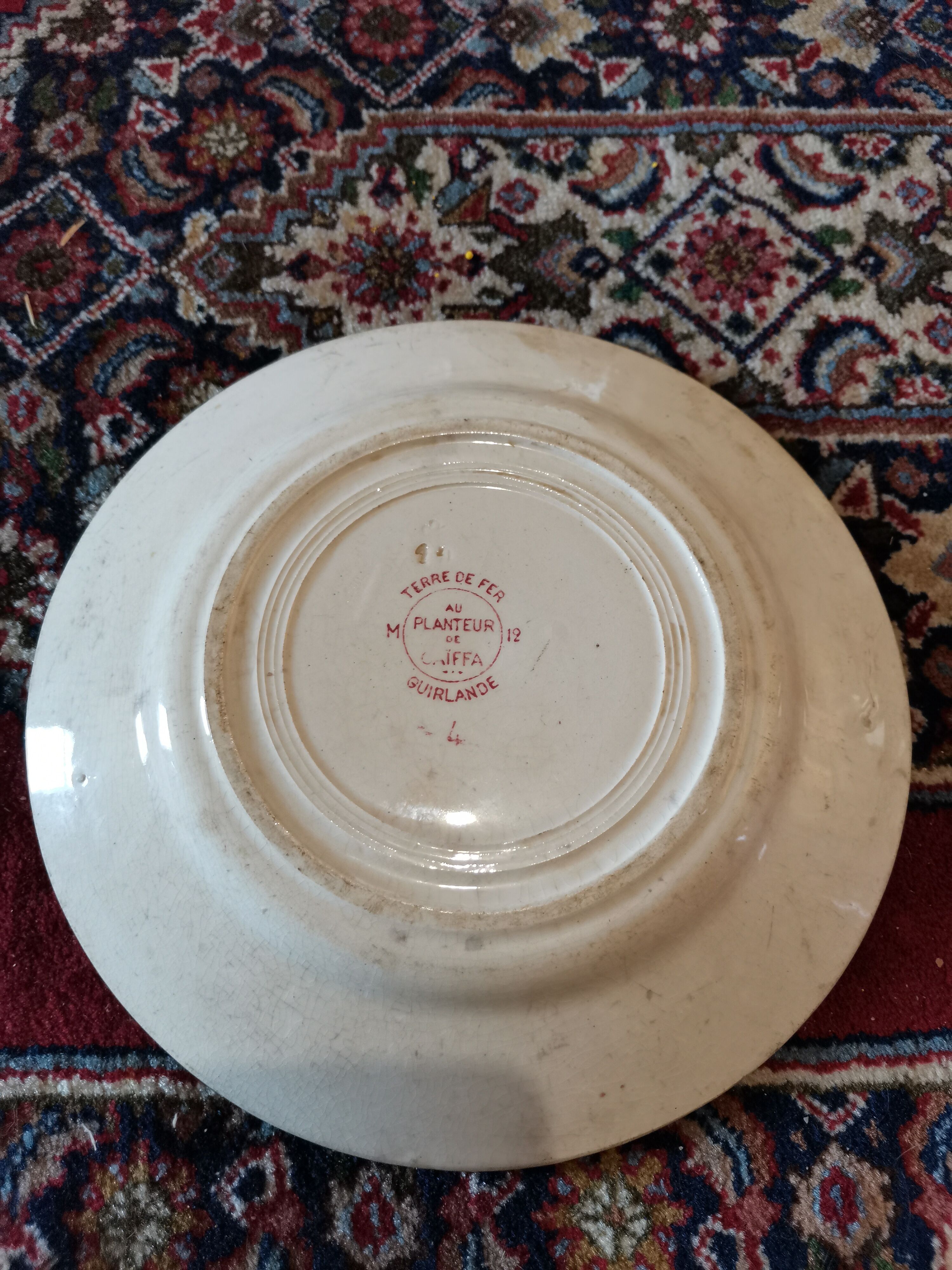 Assiette Terre de Fer