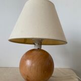 Wooden table lamp
