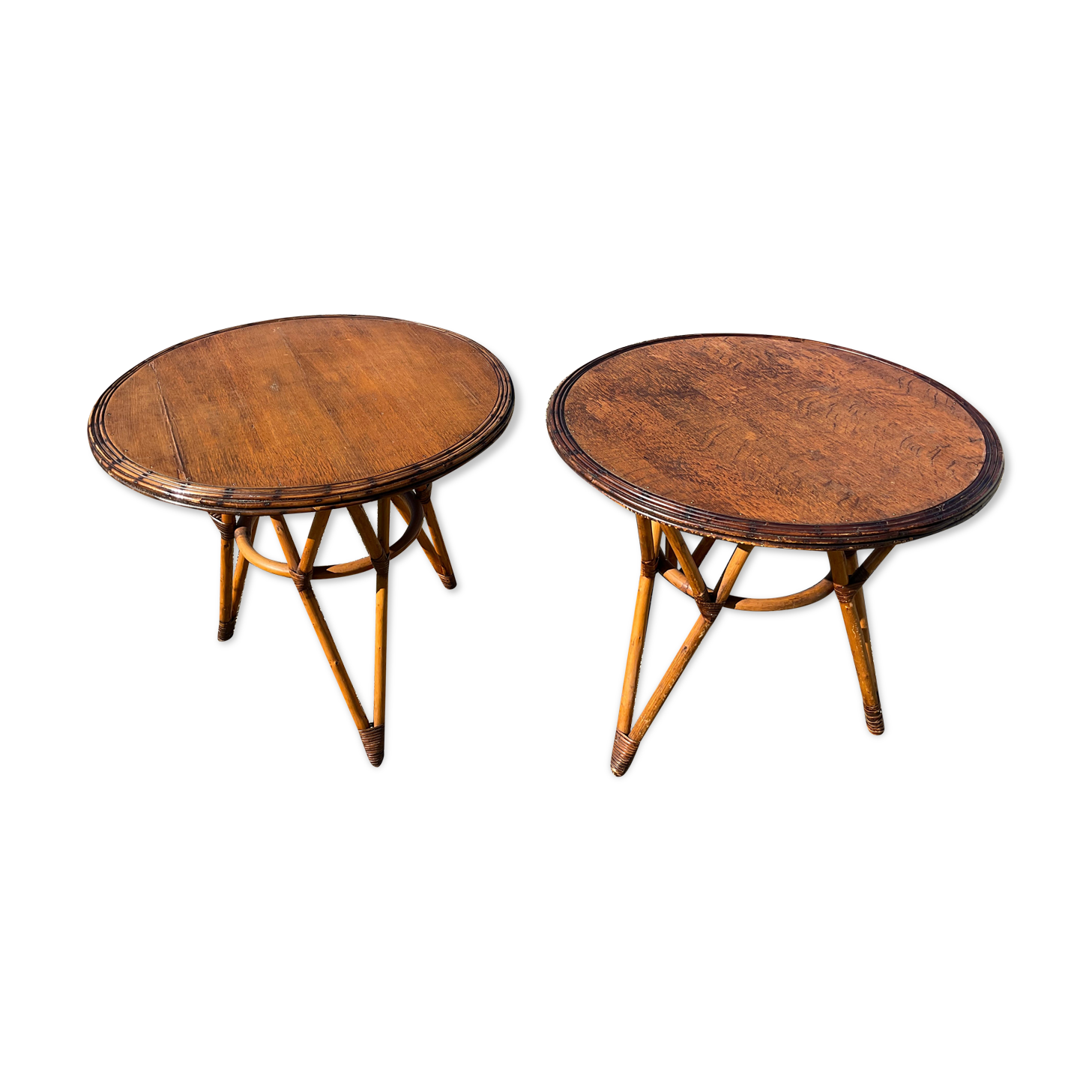 2 vintage tables