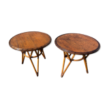 2 vintage tables