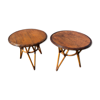 2 vintage tables