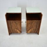 1938s,  Pair of art deco bedside table , Czechoslovakia