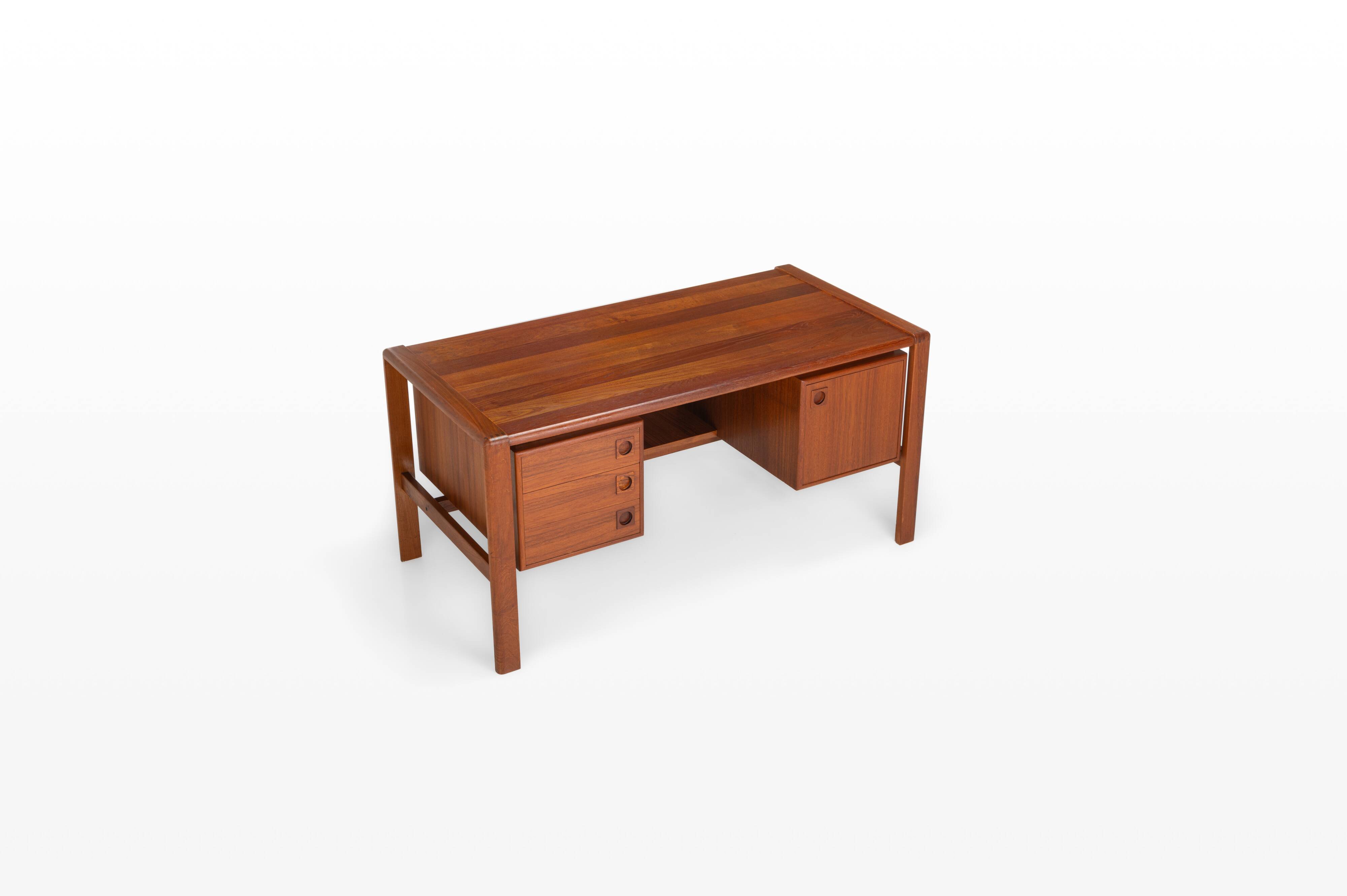 Bureau danois vintage attribué à HP Hansen, Danemark, années 1960
