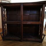 Wicker rattan counter bar 1970