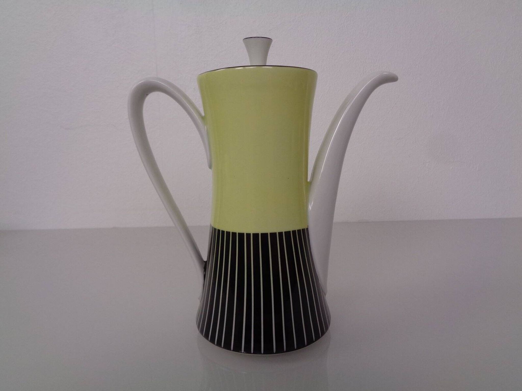 Coffee service for 6 from Vokstedt, Germany, 1950s, set of 17.