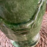 Small Anduze vase in glazed terracotta.