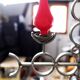 Scandinavian hanging candle holder