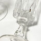 6 champagne flutes, crystal