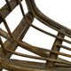 Midcentury bamboo rattan rocking horse 60's design children