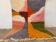 Traditional handmade pure wool rug, size 150 x 250 cm