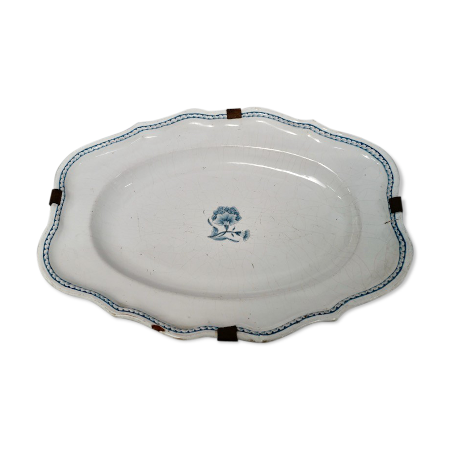 Dish In Faïence De Moustiers 18th century