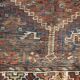 Antique hand-woven carpet, 1850 shiraz persian  150x110cm