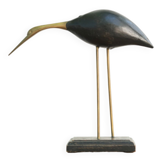 Bird made of wood and brass, 90s