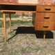 Bureau vintage chêne 1950 rénové