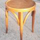 Thonet-style curved wooden stool