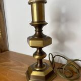 Pied de lampe ancien en laiton