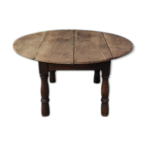 table ronde basse rabattable