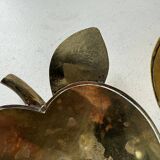 Brass "apple" pocket watch