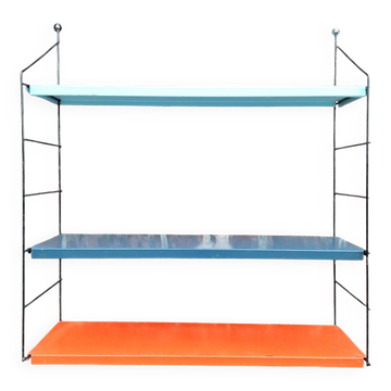 Vintage metal shelves, designer storage