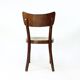 Ensemble de 4 chaises à repas par Tatra en noyer, Tchécoslovaquie 1960