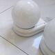 pair of 1980s wall sconces in metal and opaline