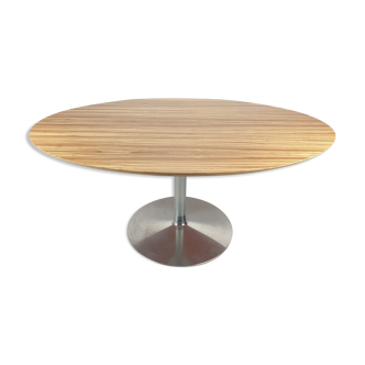 Artifort oval circle dining table by Pierre Paulin, 80s