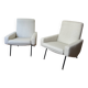 Pair of "Troïka" armchairs by Pierre Guariche, Airborne. Reupholstered 2026.
