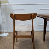 6 Scandinavian teak chairs