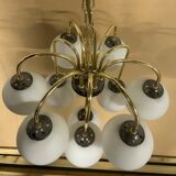 Midcentury chandelier made by Kamenicky Senov, designed by Jaroslav Bejvl 1960s